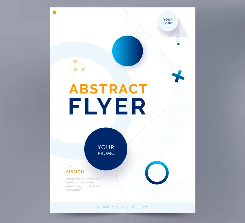 Creative flyer design services for advertising and branding