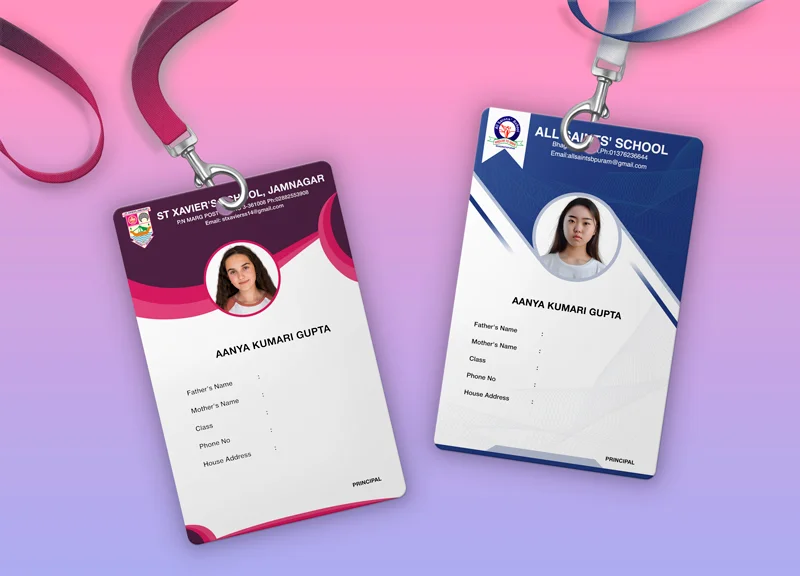Professional ID card design by Lofty Technologies